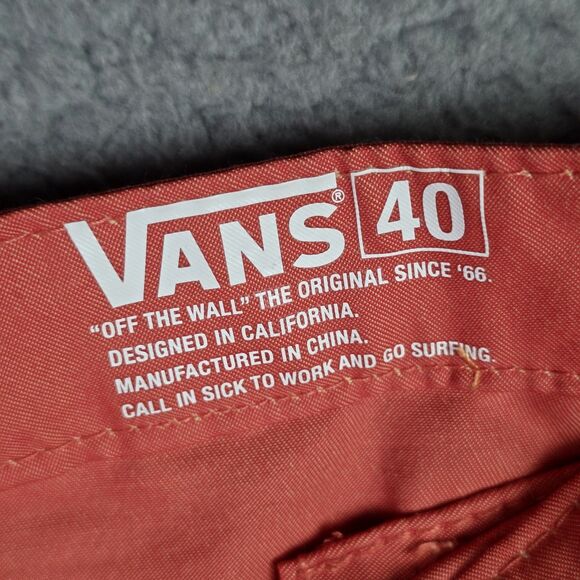 Vans Joel Tudor Collection Boardshorts Swim Trunks XL Orange On Orange Retro - Picture 4 of 16